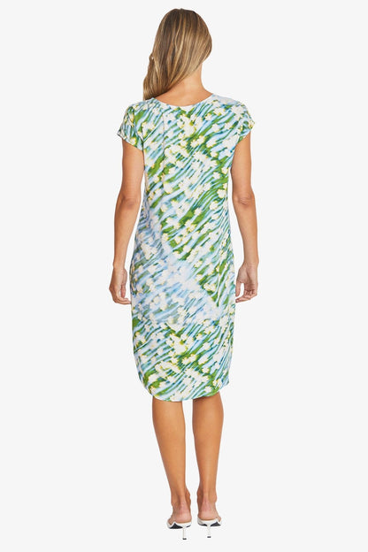 Womens Capri Knot Dress Multicolor P595510