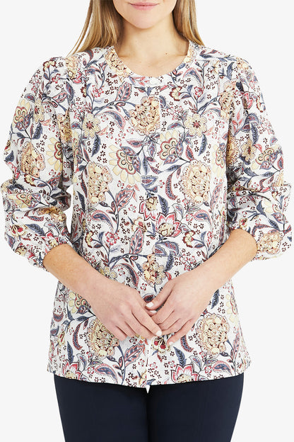 Chintz Print Blouse