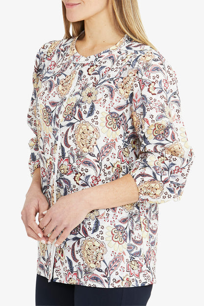 Chintz Print Blouse