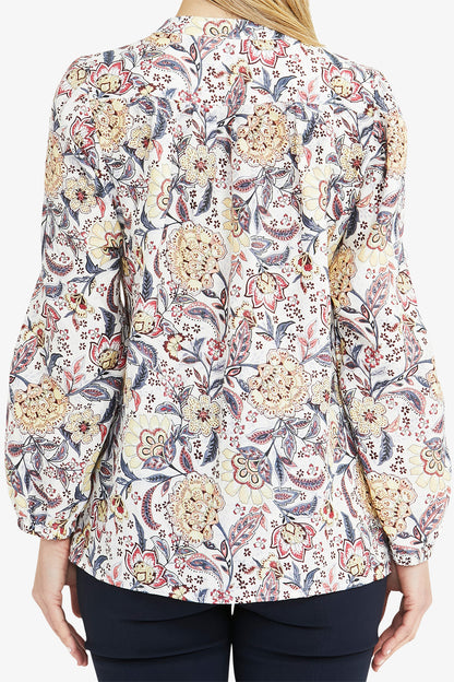 Chintz Print Blouse