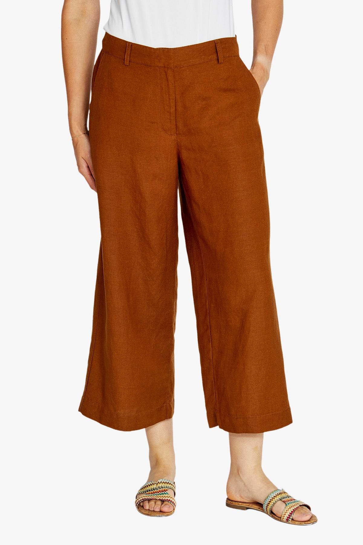 Womens Clare Core Culotte Pant Brown P615724
