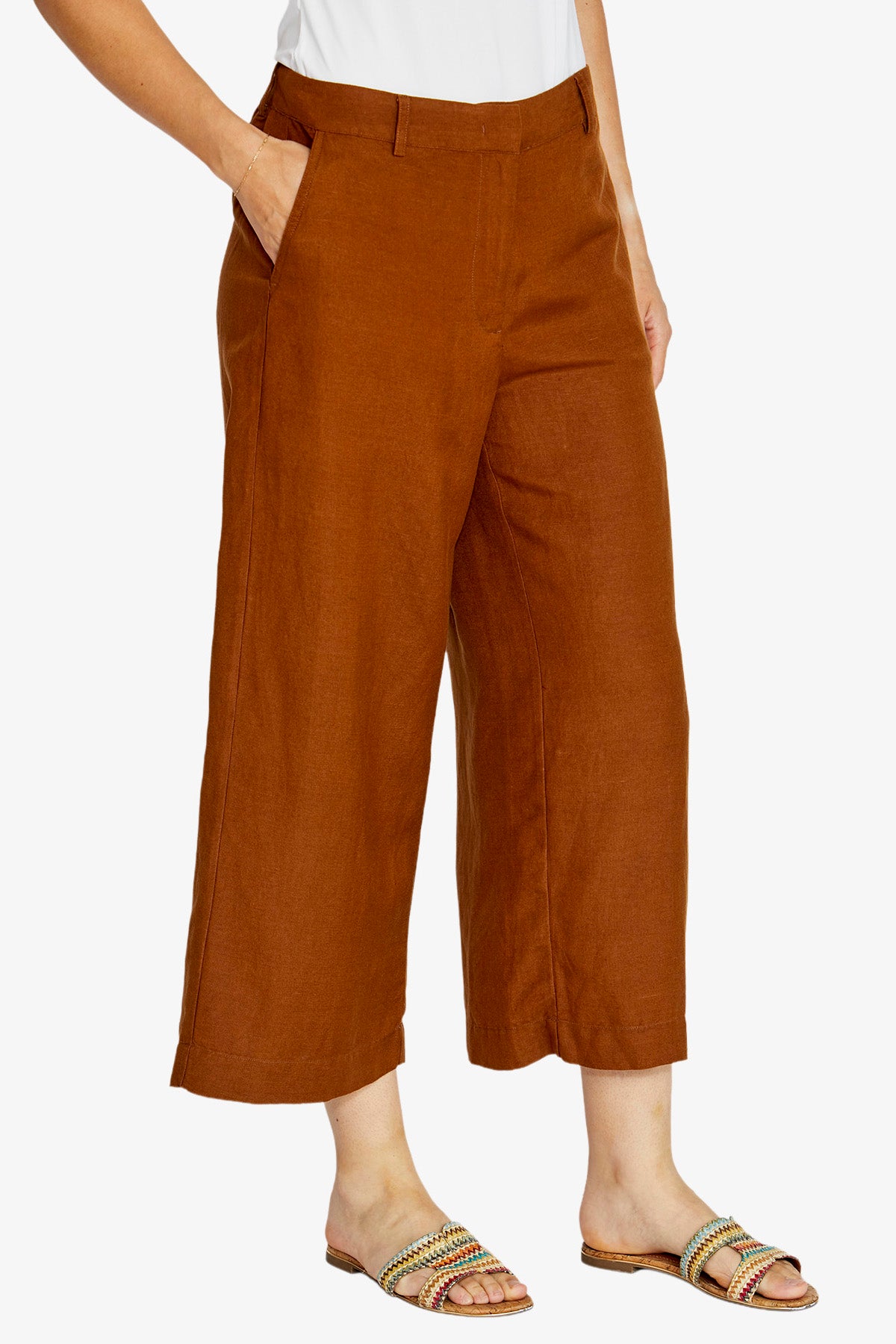 Womens Clare Core Culotte Pant Brown P615724