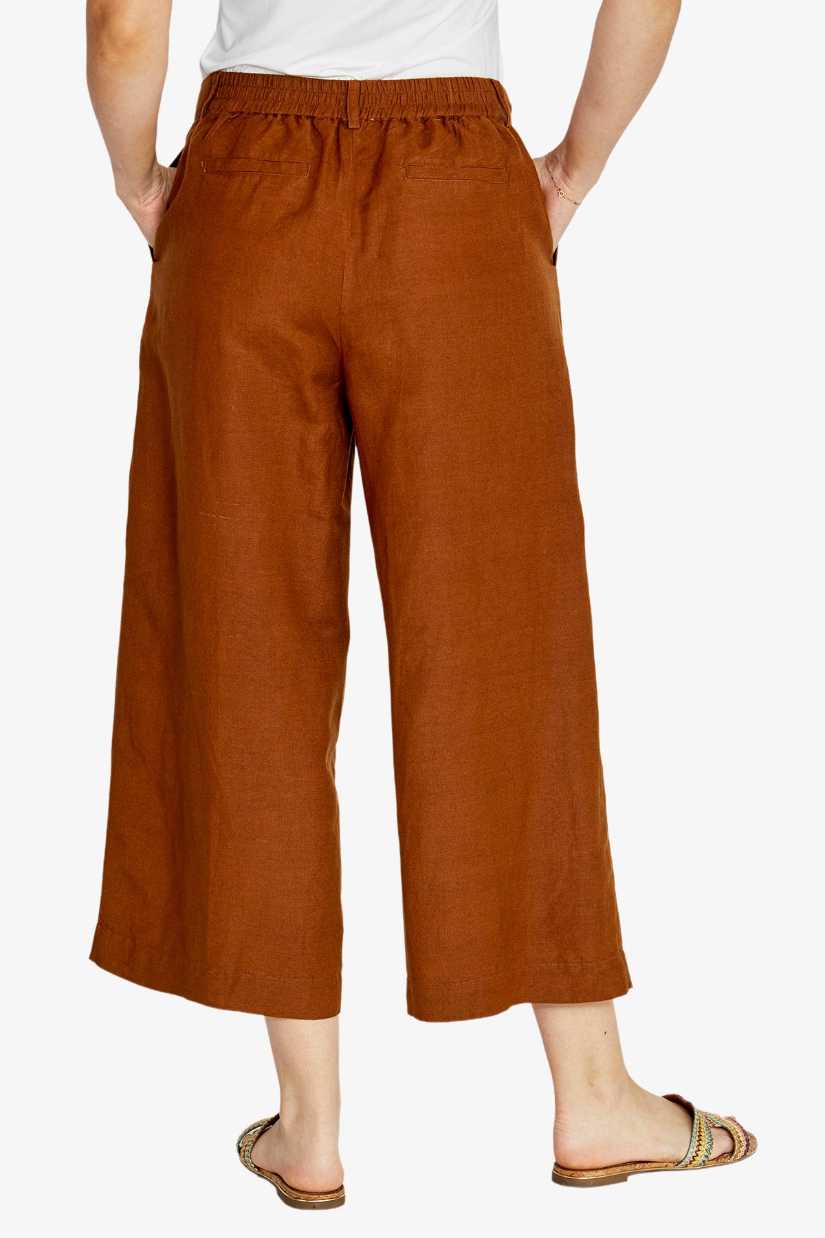 Womens Clare Core Culotte Pant Brown P615724