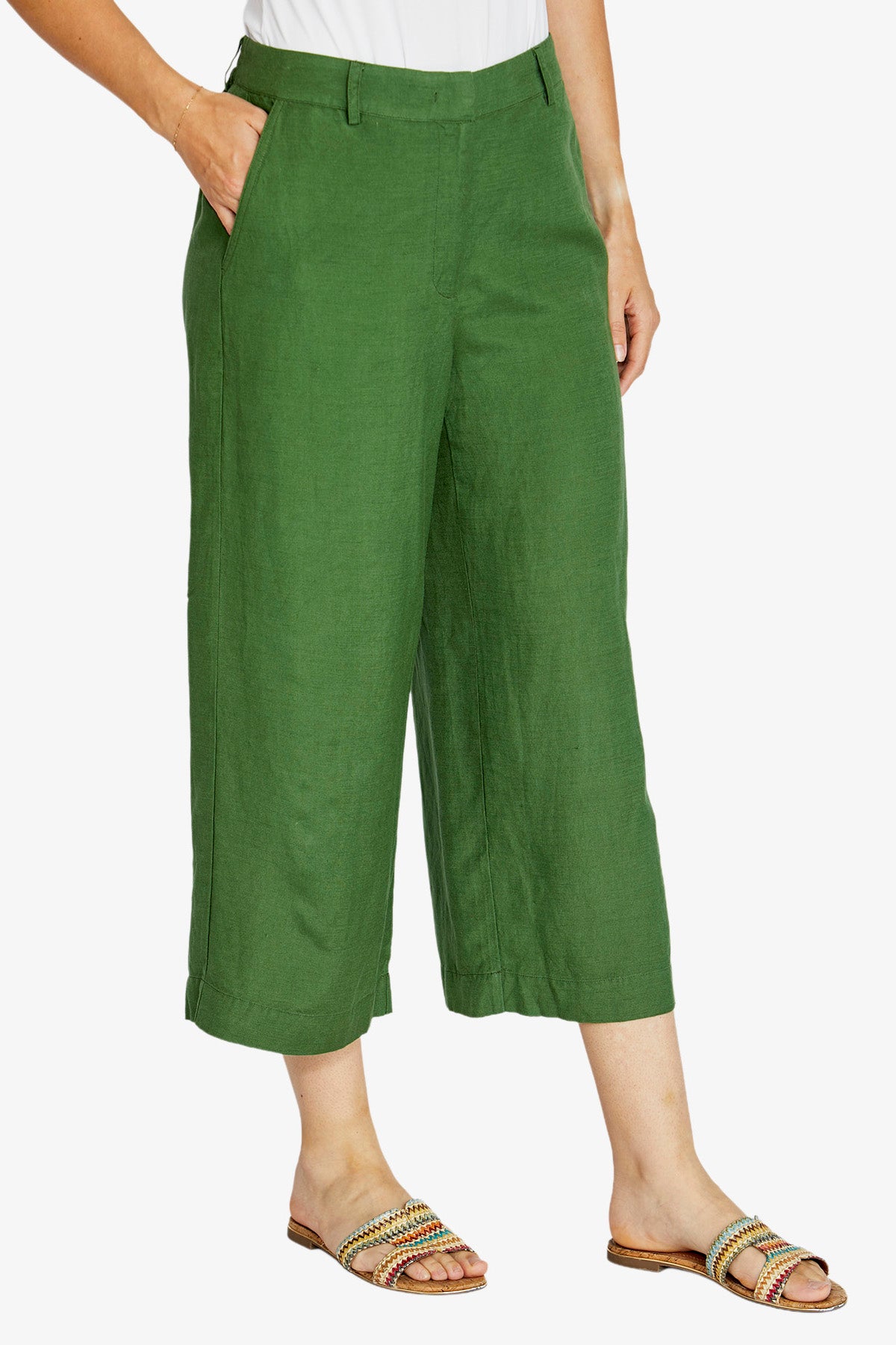 Womens Clare Core Culotte Pant Green P615724