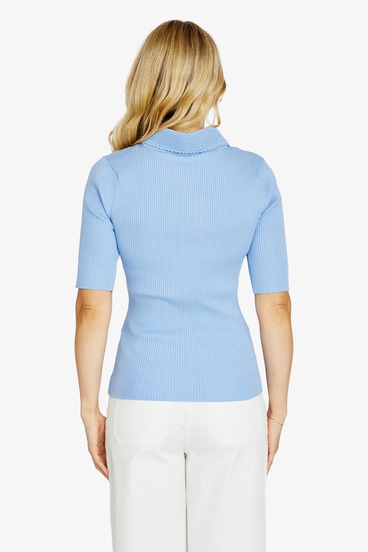 Womens Codysslvpoloknittop Blue P615011