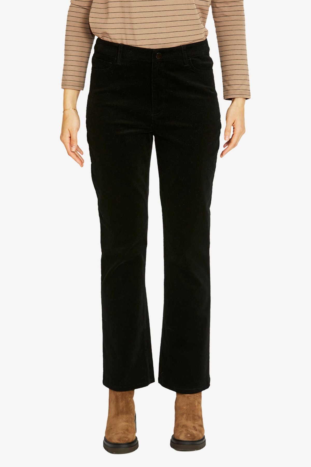 Womens Corduroy Pant Black P605726