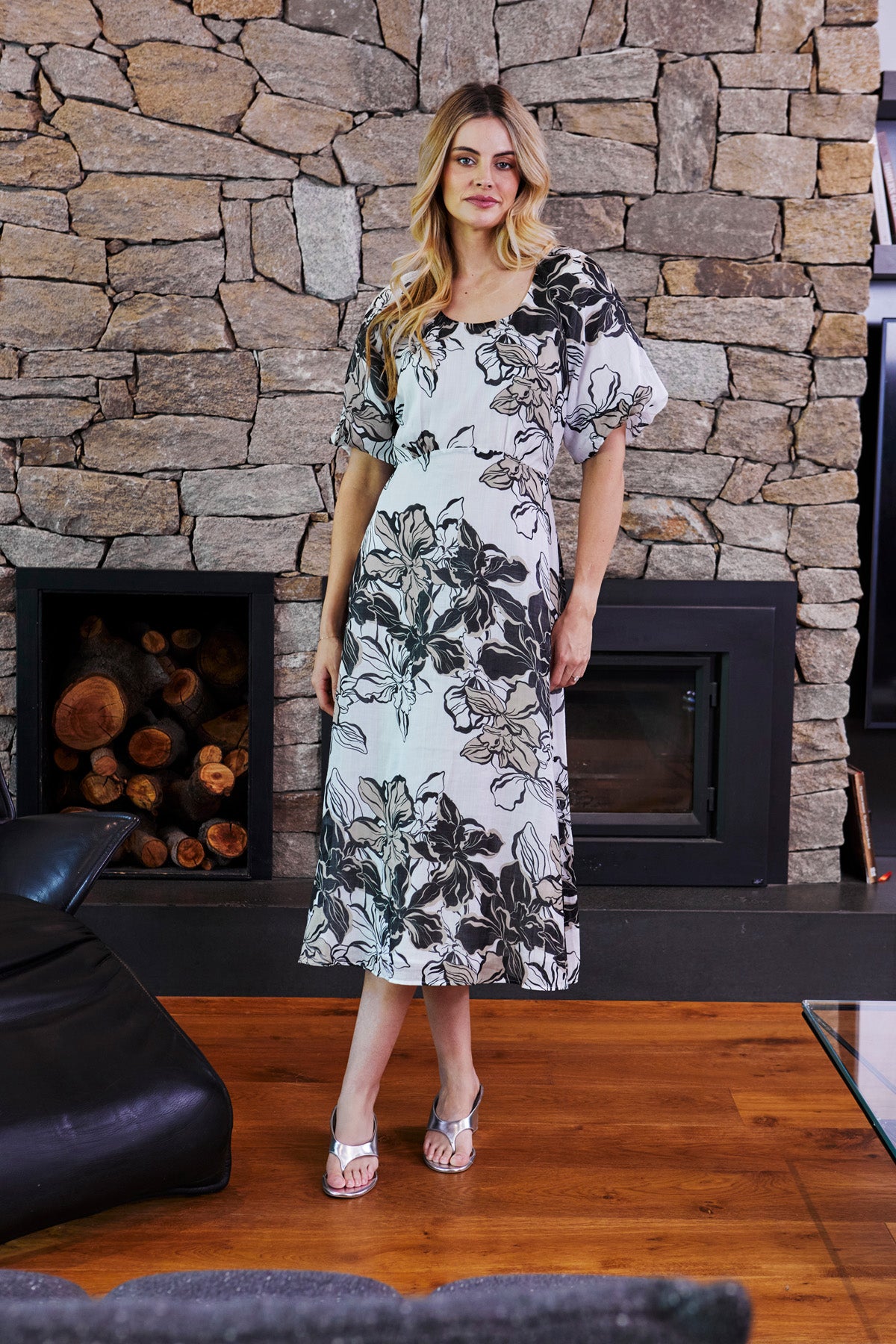 Womens Eden Raglan Maxi Dress Multicolor P615505
