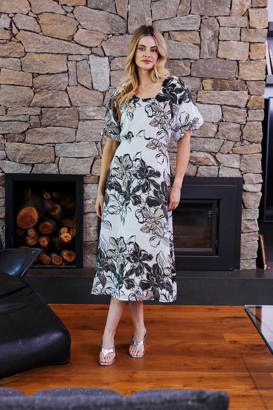 Womens Eden Raglan Maxi Dress Multicolor P615505