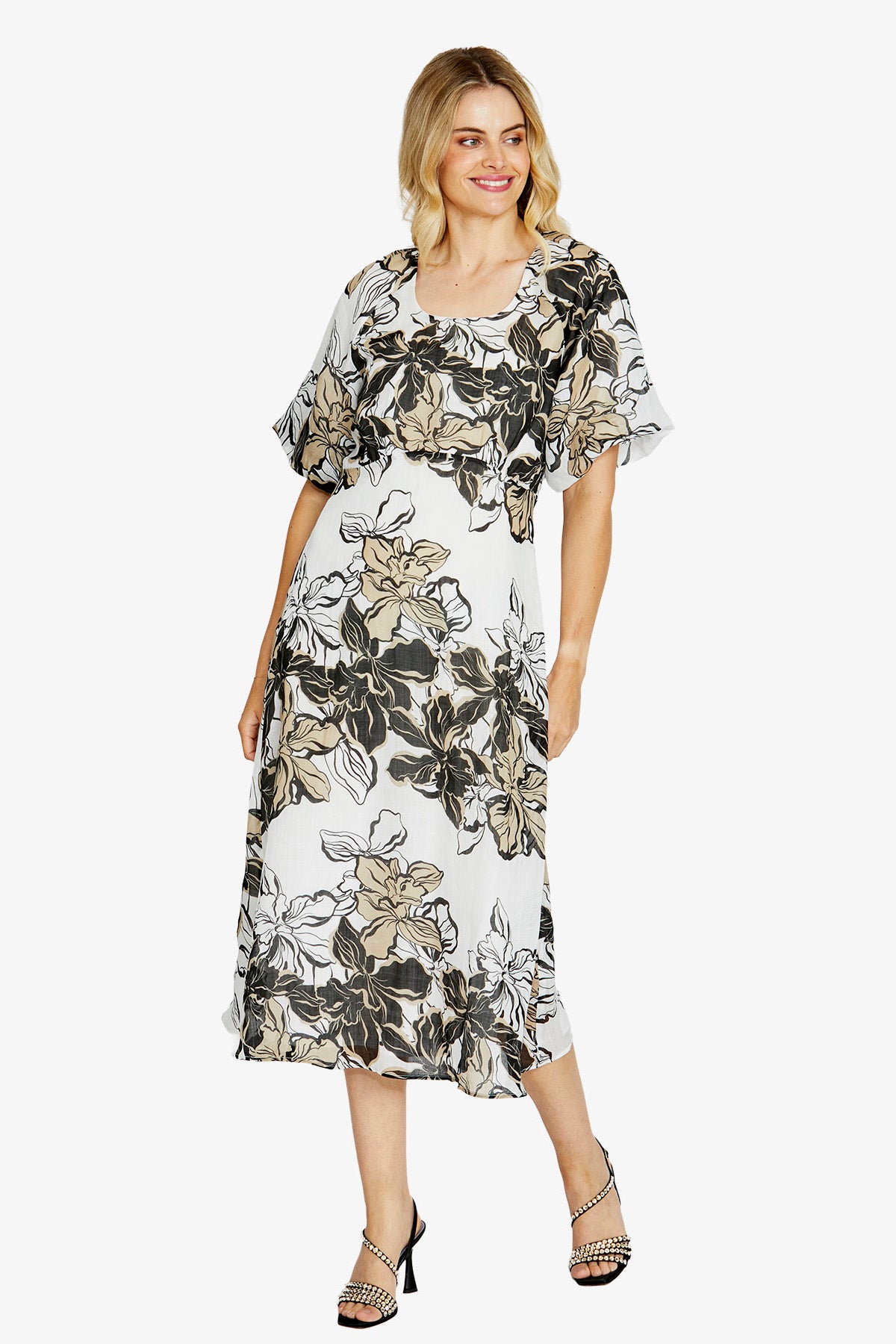 Womens Eden Raglan Maxi Dress Multicolor P615505