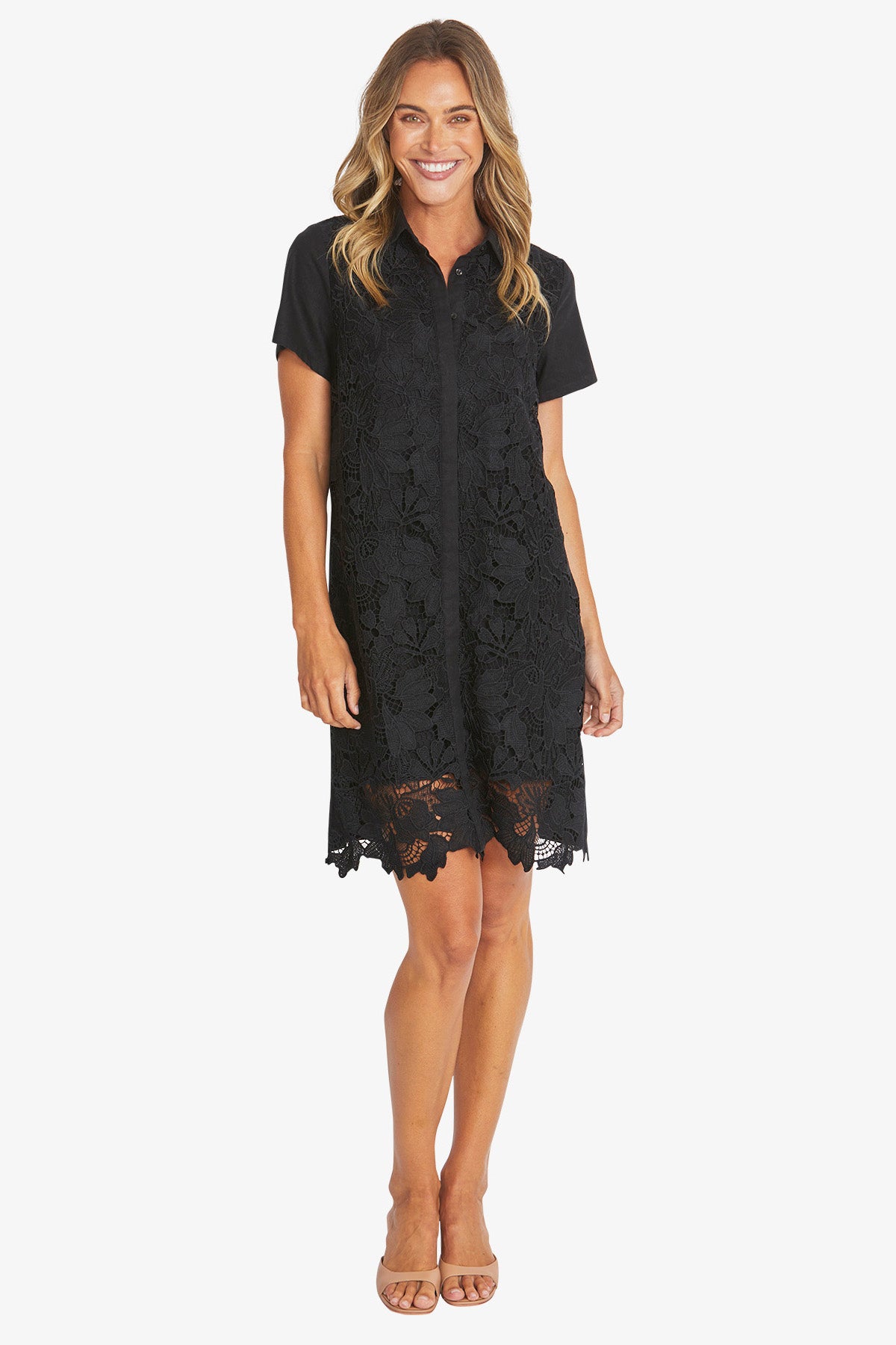 Womens Edwina Dress Black P595525
