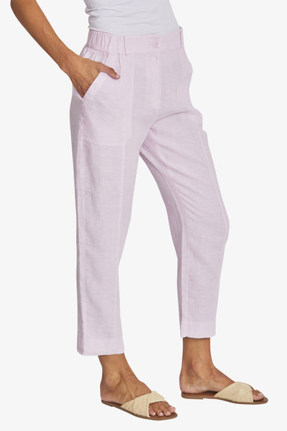 Womens Erin Linen Pant Pink P595723