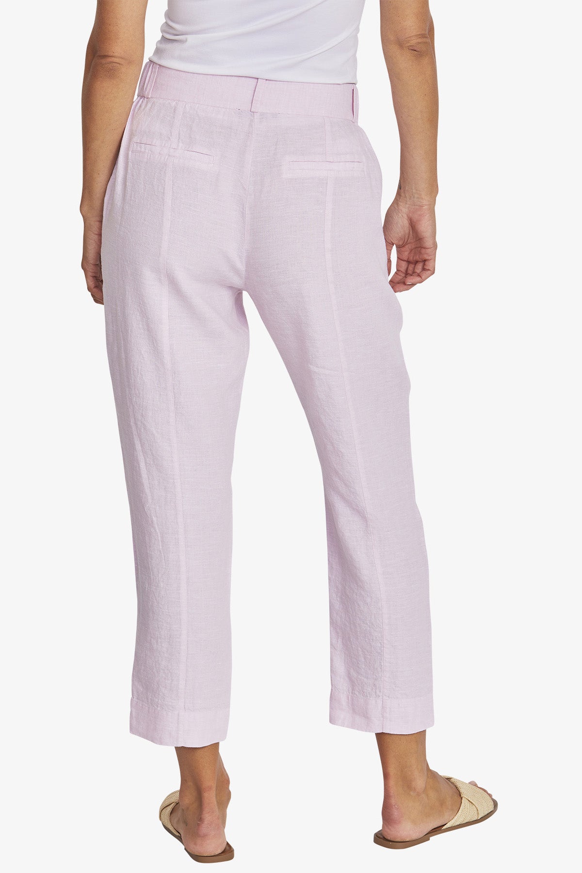 Womens Erin Linen Pant Pink P595723