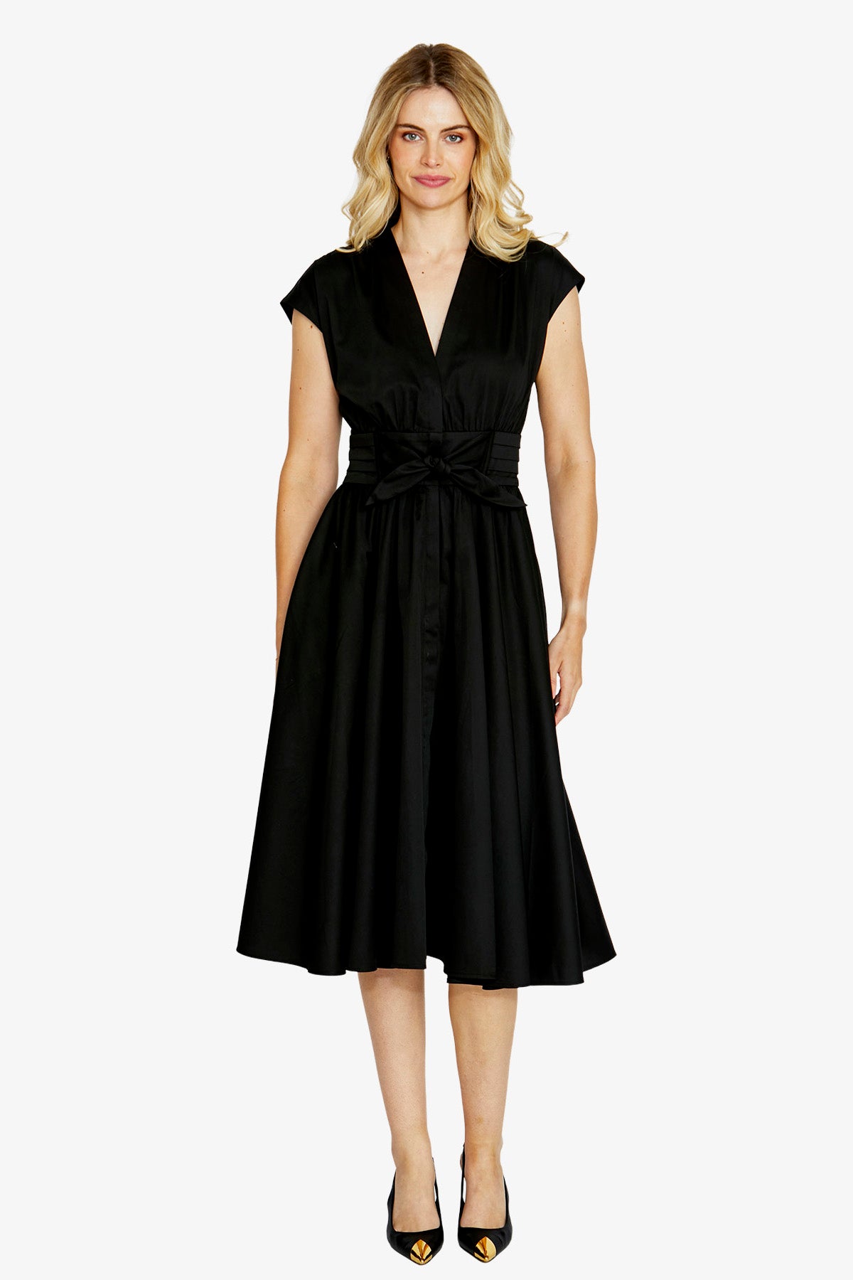 Womens Esmetiefrontmaxidress Black P615502