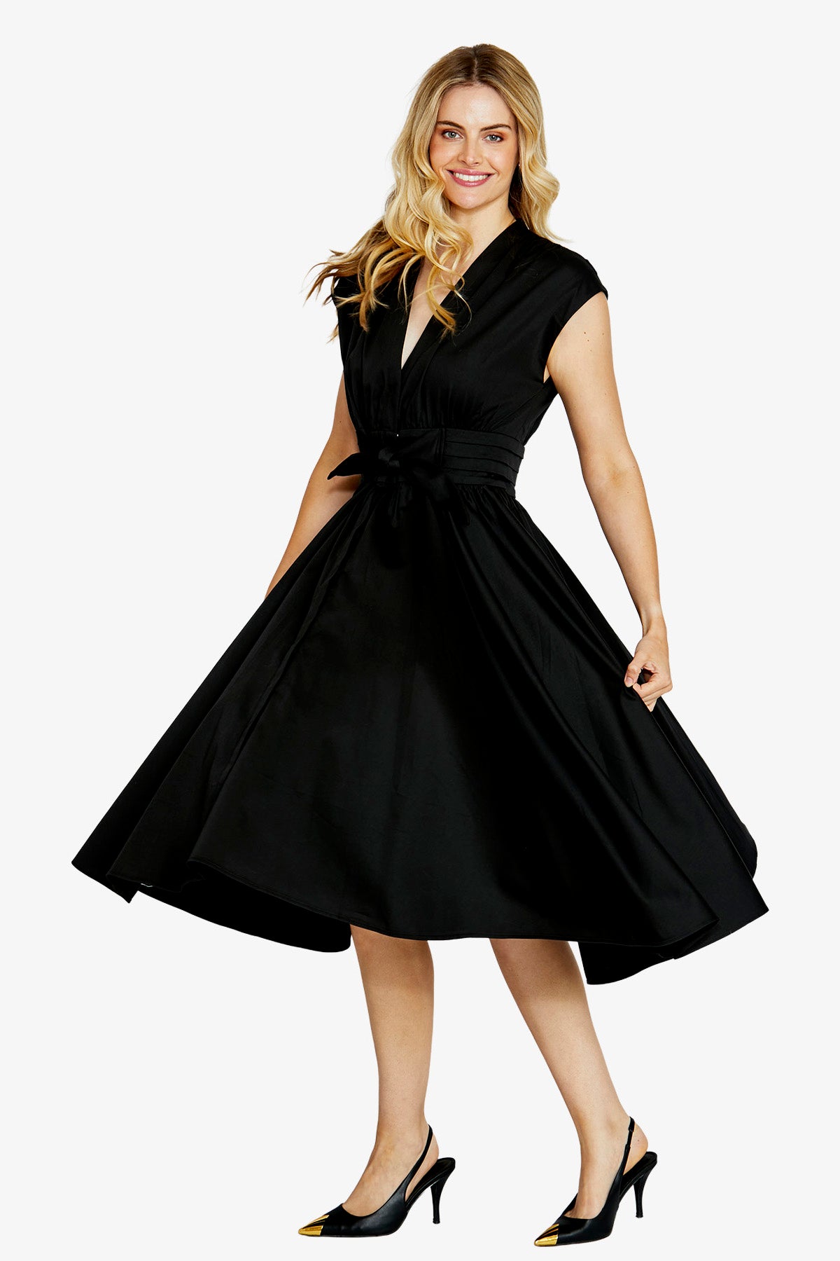 Womens Esmetiefrontmaxidress Black P615502