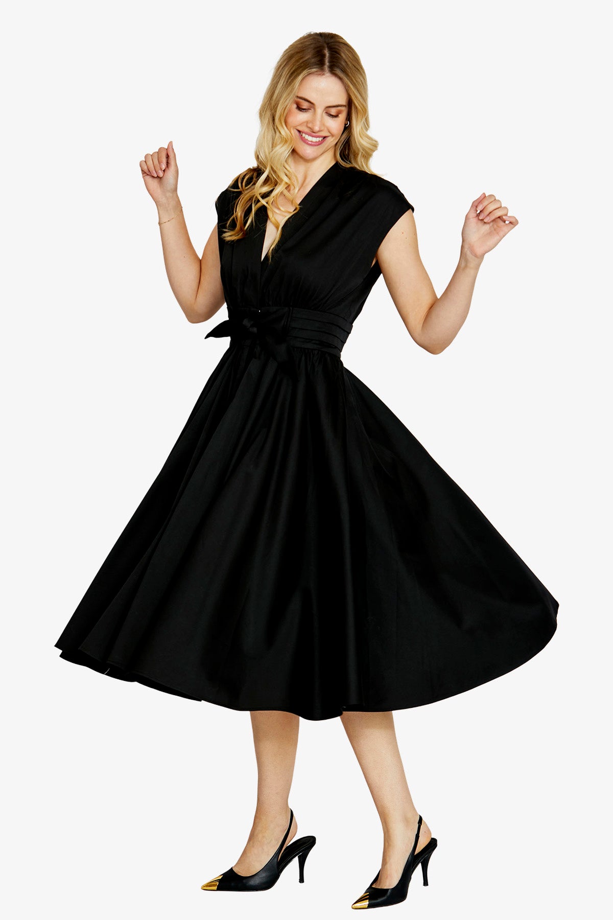 Womens Esmetiefrontmaxidress Black P615502