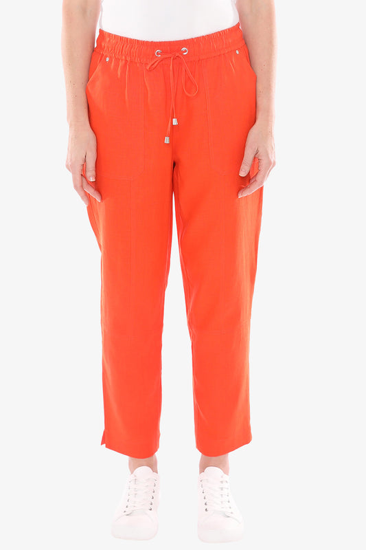 Women's Everyday Linen Pant Orange