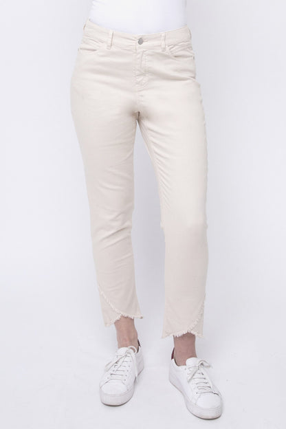 Fringe Hem Jean Chino