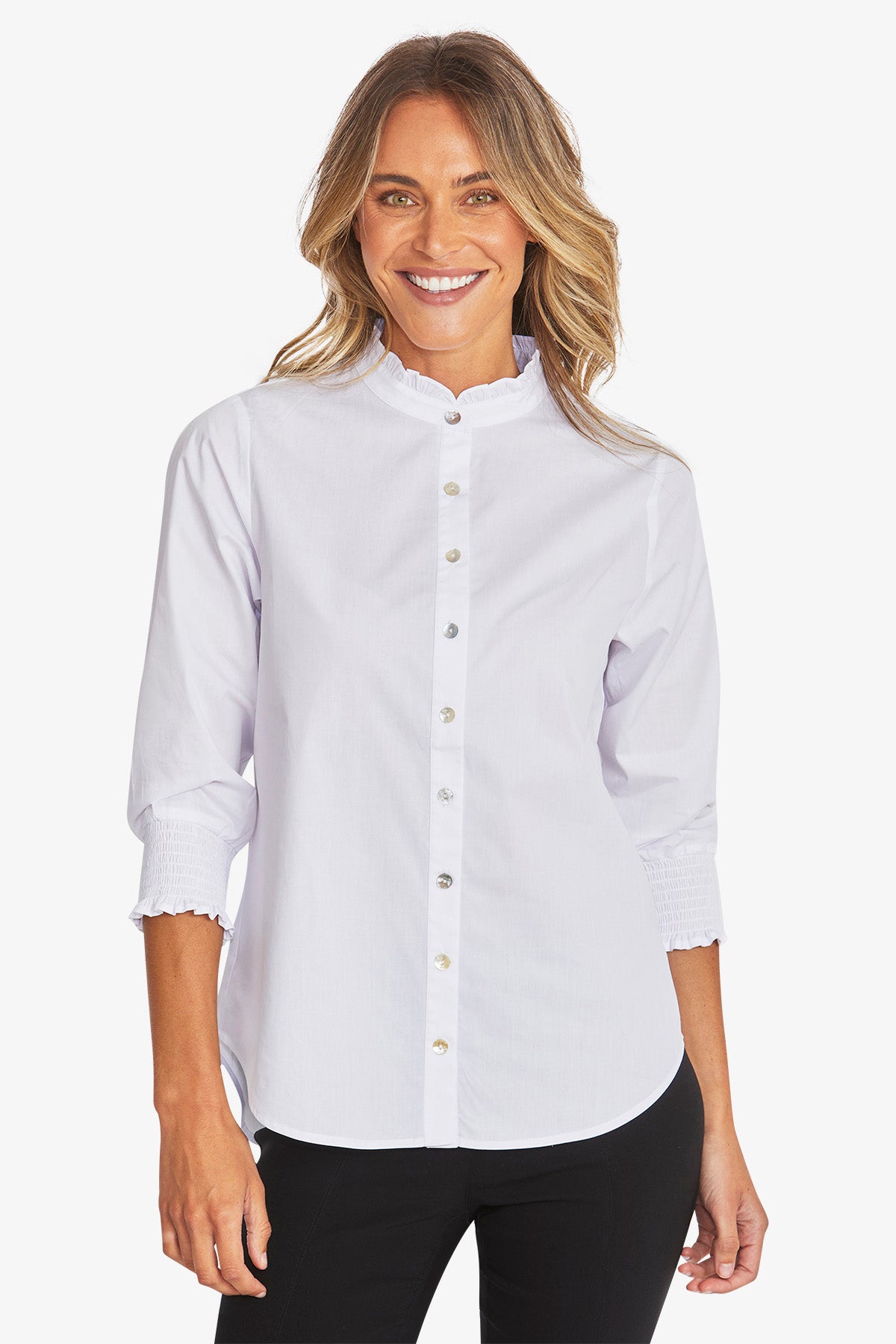 Womens Hannah Blouse White P595356