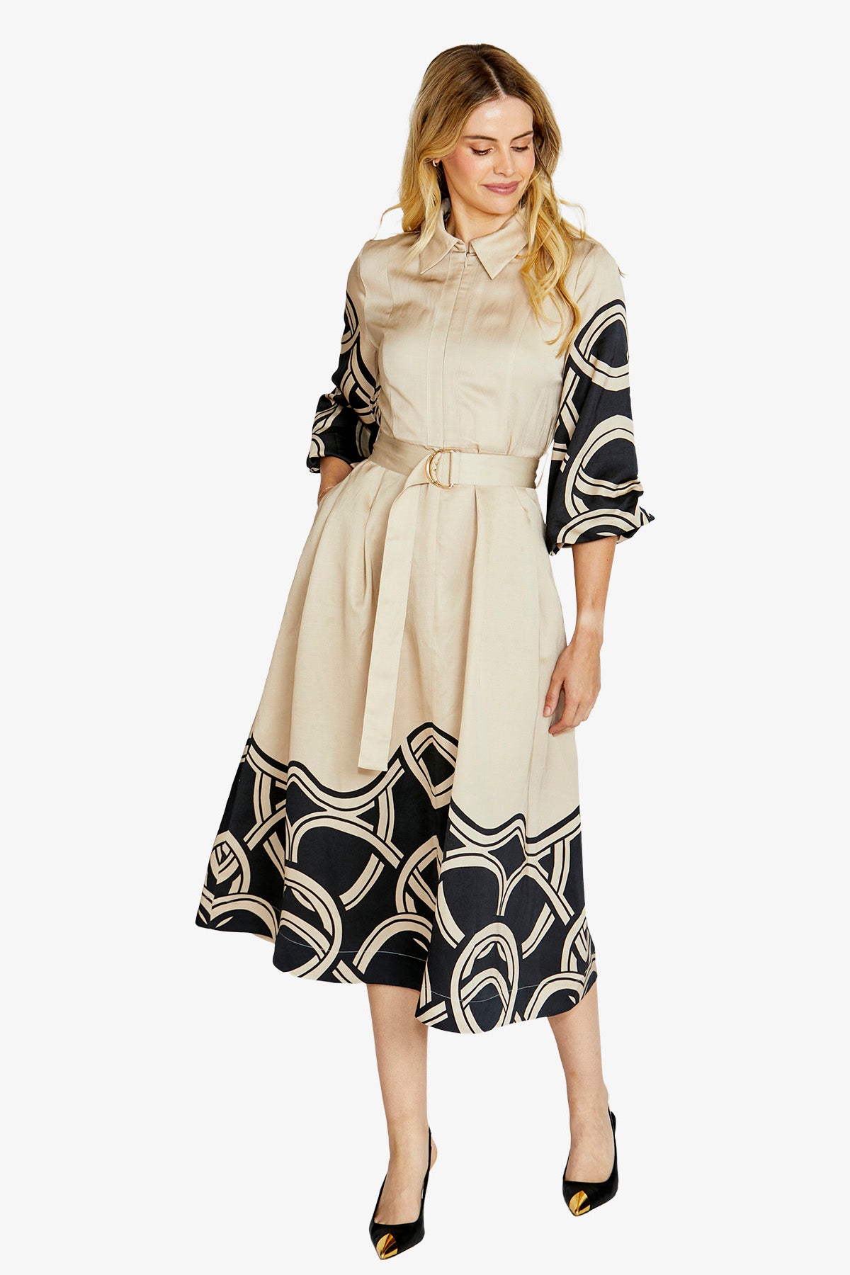 Womens Jasmine Swirl Prt Dress Multicolor P615541