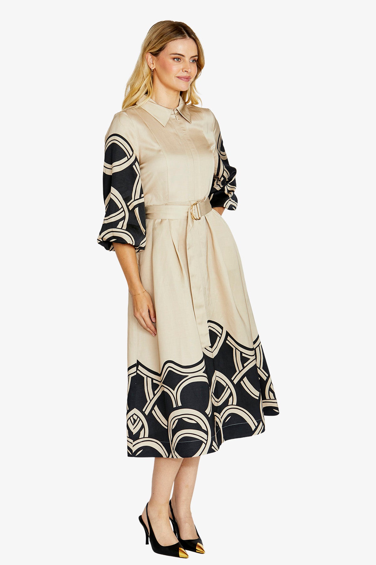 Womens Jasmine Swirl Prt Dress Multicolor P615541