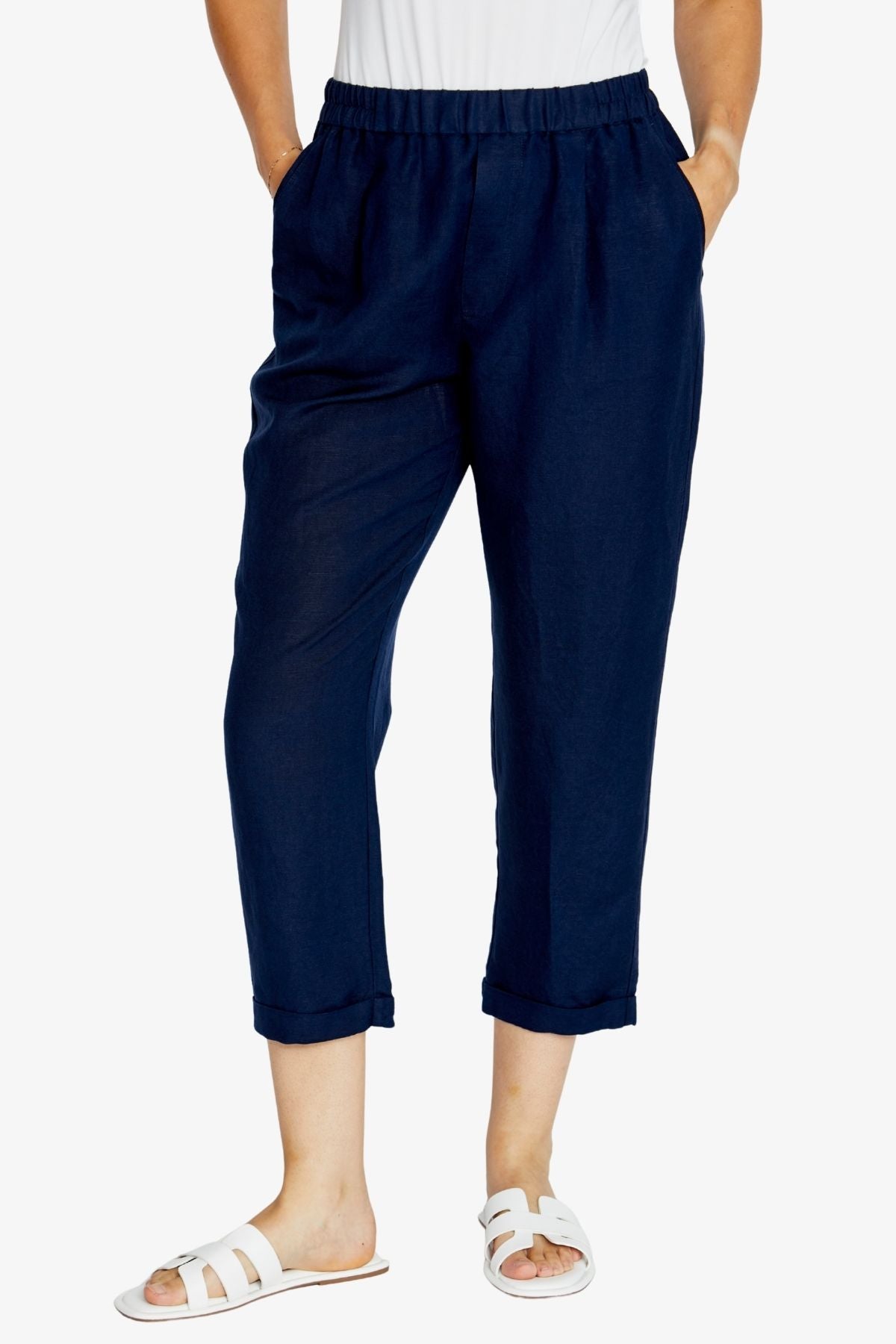 Womens Karlirelaxedtaperedpant Navy P615714