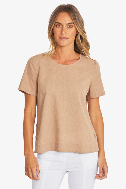 Womens Kasbah Top Brown P595337