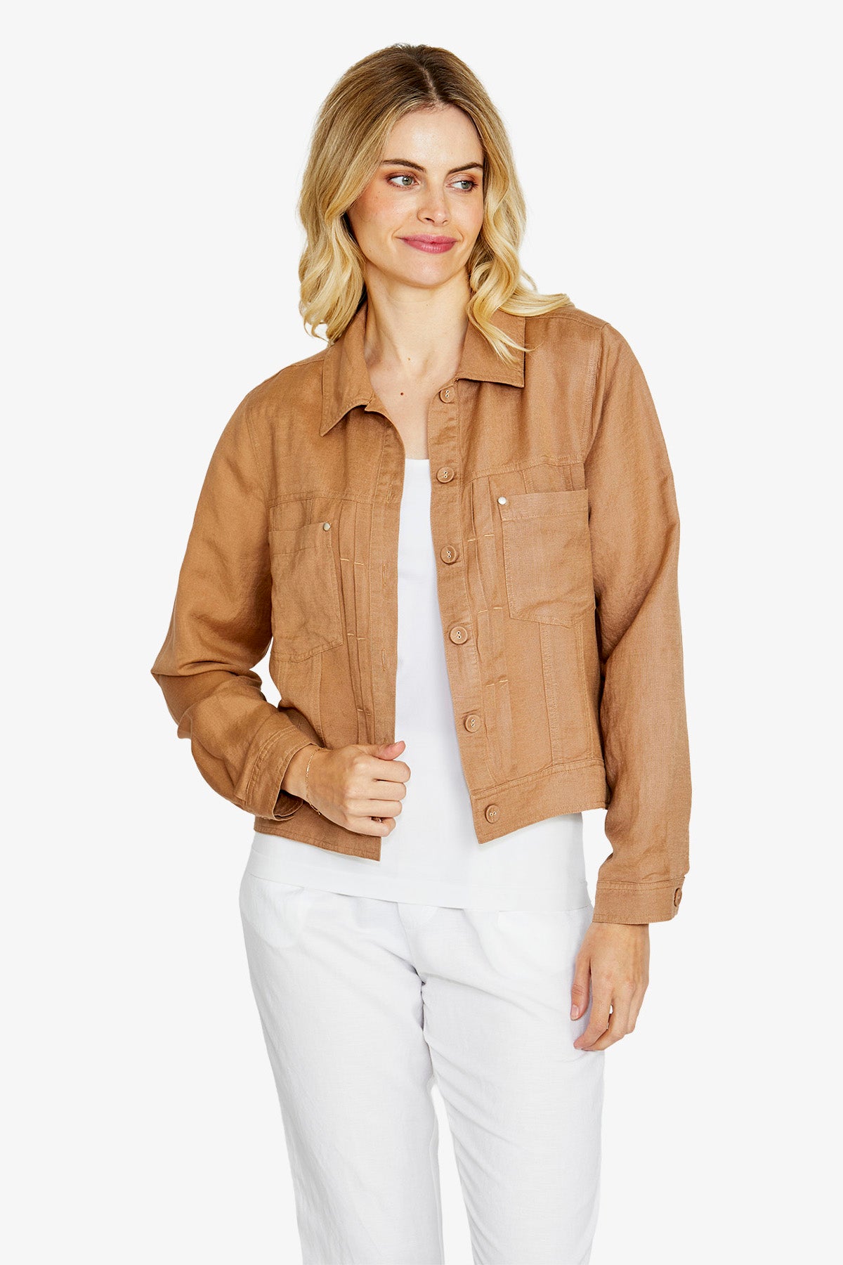 Womens Kelsey Core Jacket Brown P615409