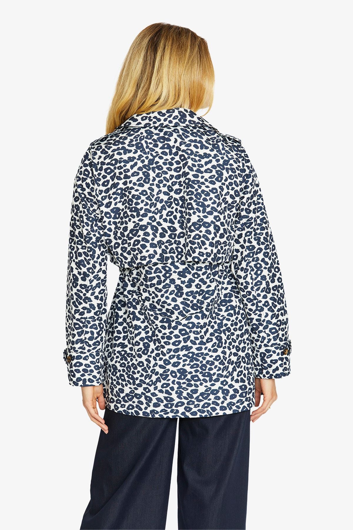 Womens Kendraanimal Trenchcoat Navy P605428