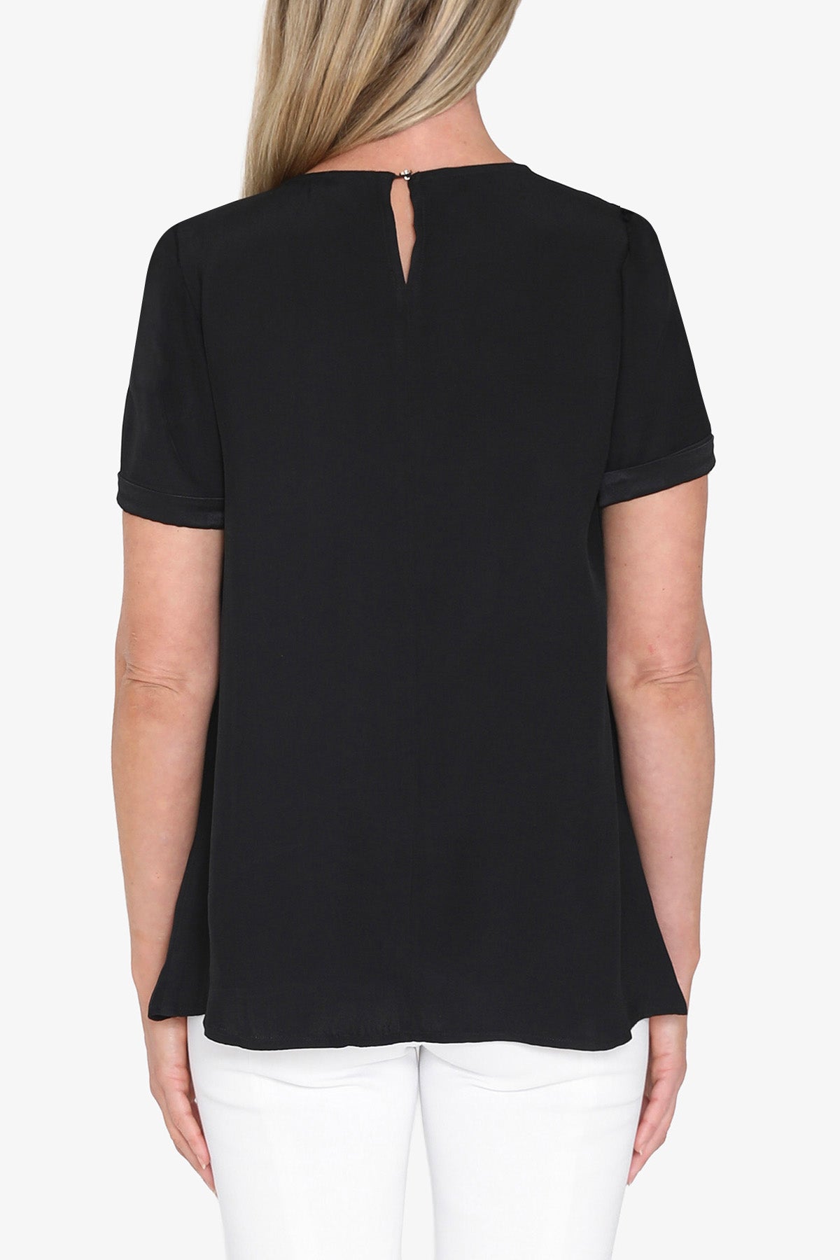 Womens Kira Slinky Top Black P595358