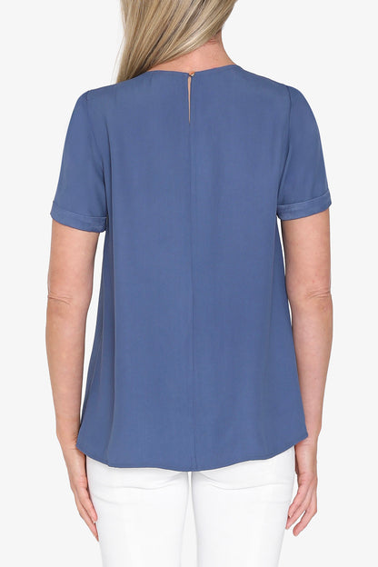 Womens Kira Slinky Top Blue P595358