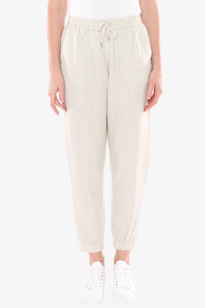 Women's Linen Jogger Pant Pistachio