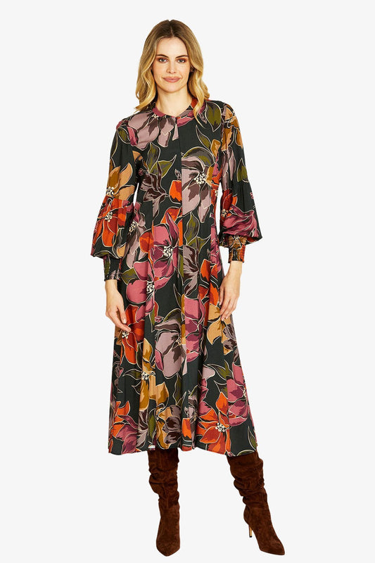 Womens Magnolia Zip Dress Multicolor P605503