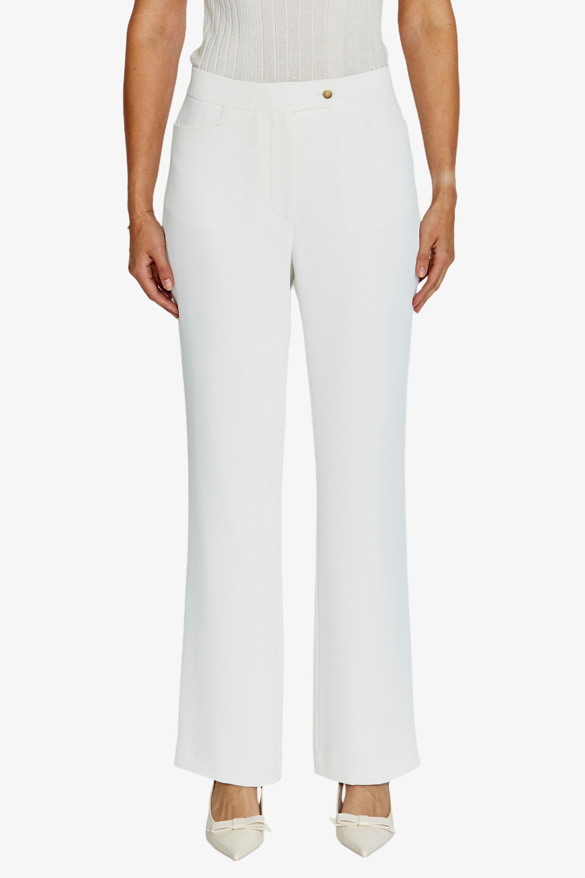 Womens Manhattan Trouser White P615703