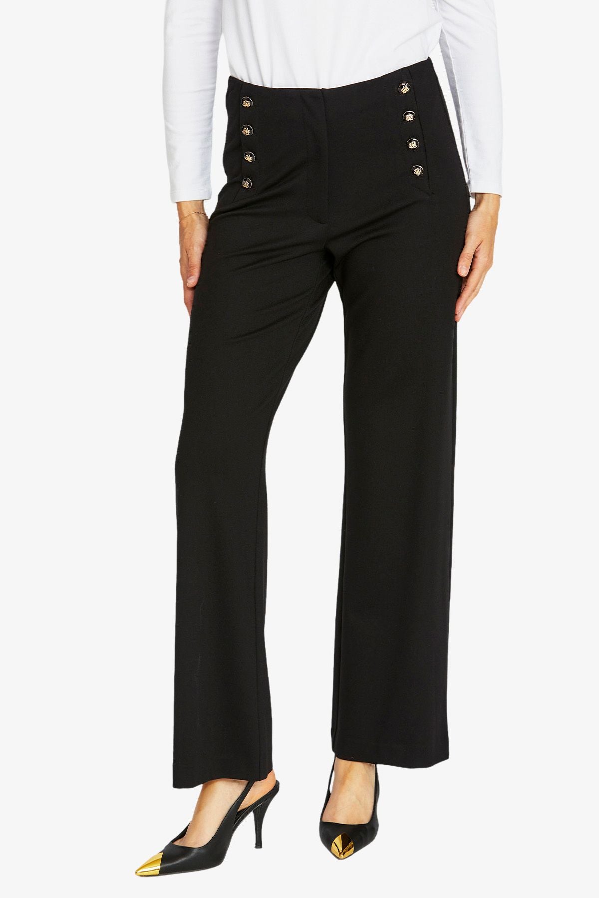 Womens Marina Pontebutton Pant Black P605729