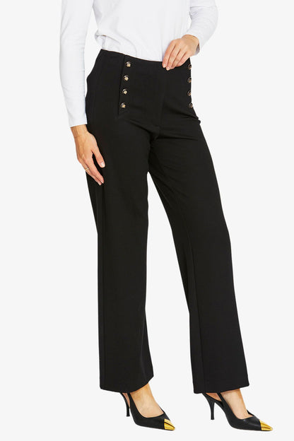 Womens Marina Pontebutton Pant Black P605729