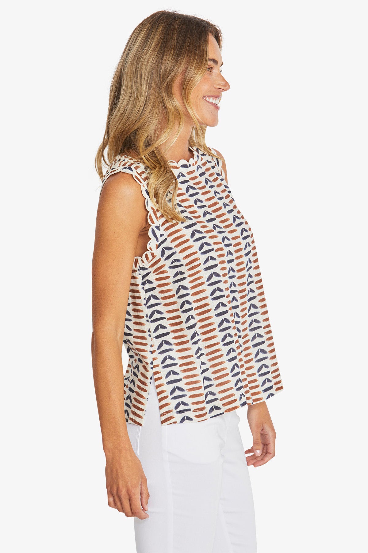 Marrakesh Sleeveless Top in Multi