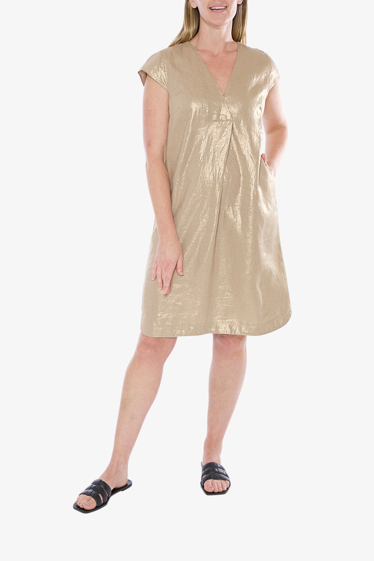 Foil clearance linen dress