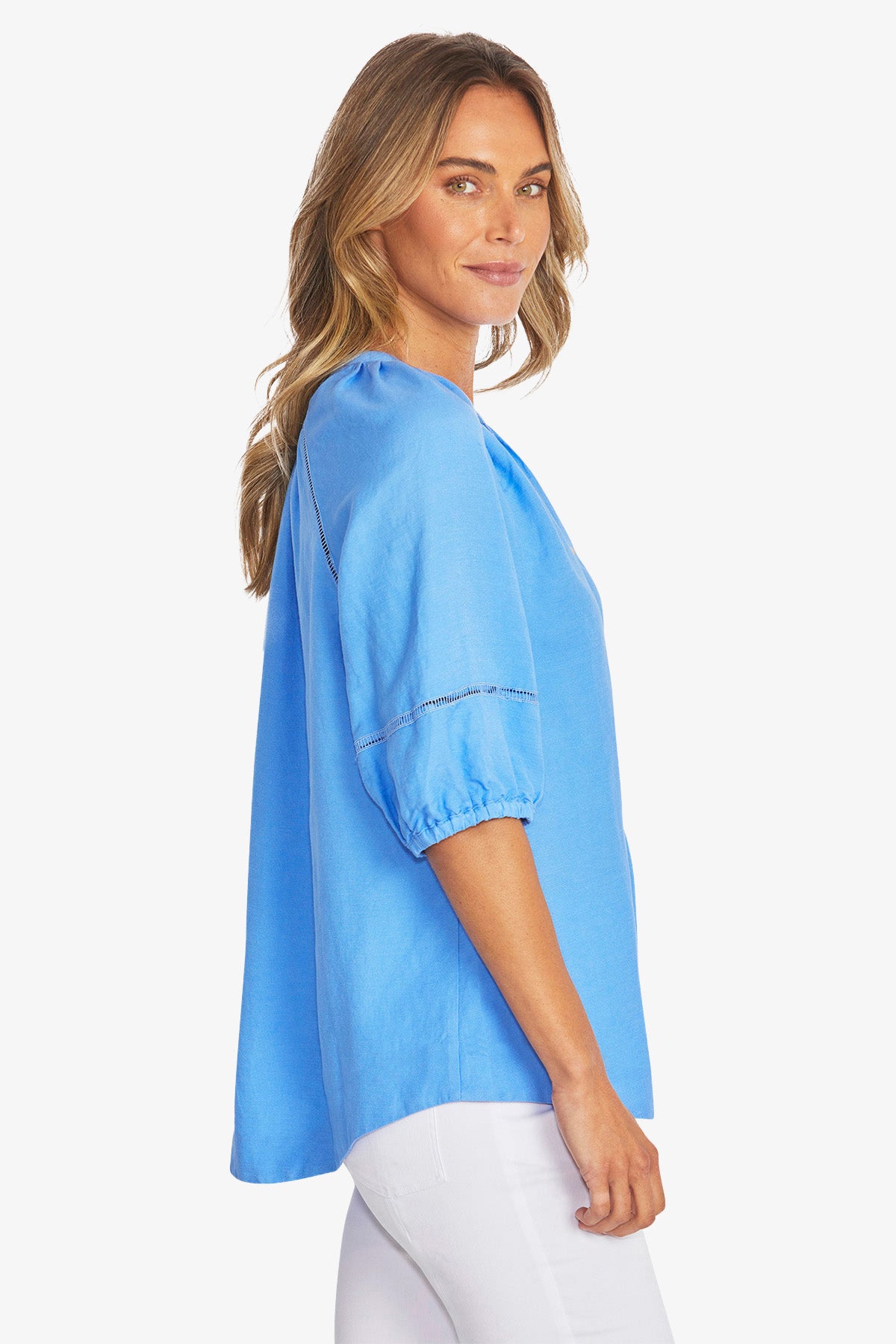 Womens Mila Top Blue P595345