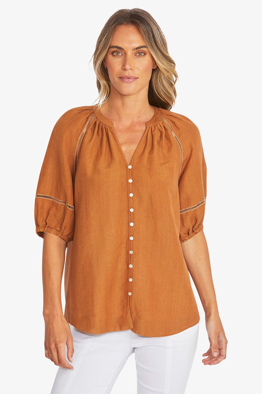 Mila Top in Biscotti