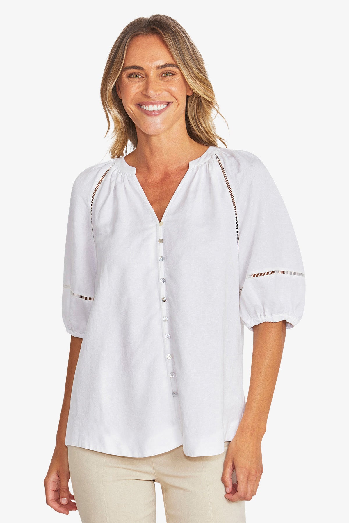 Mila Top in White