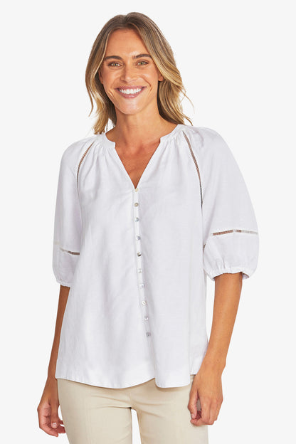 Mila Top in White