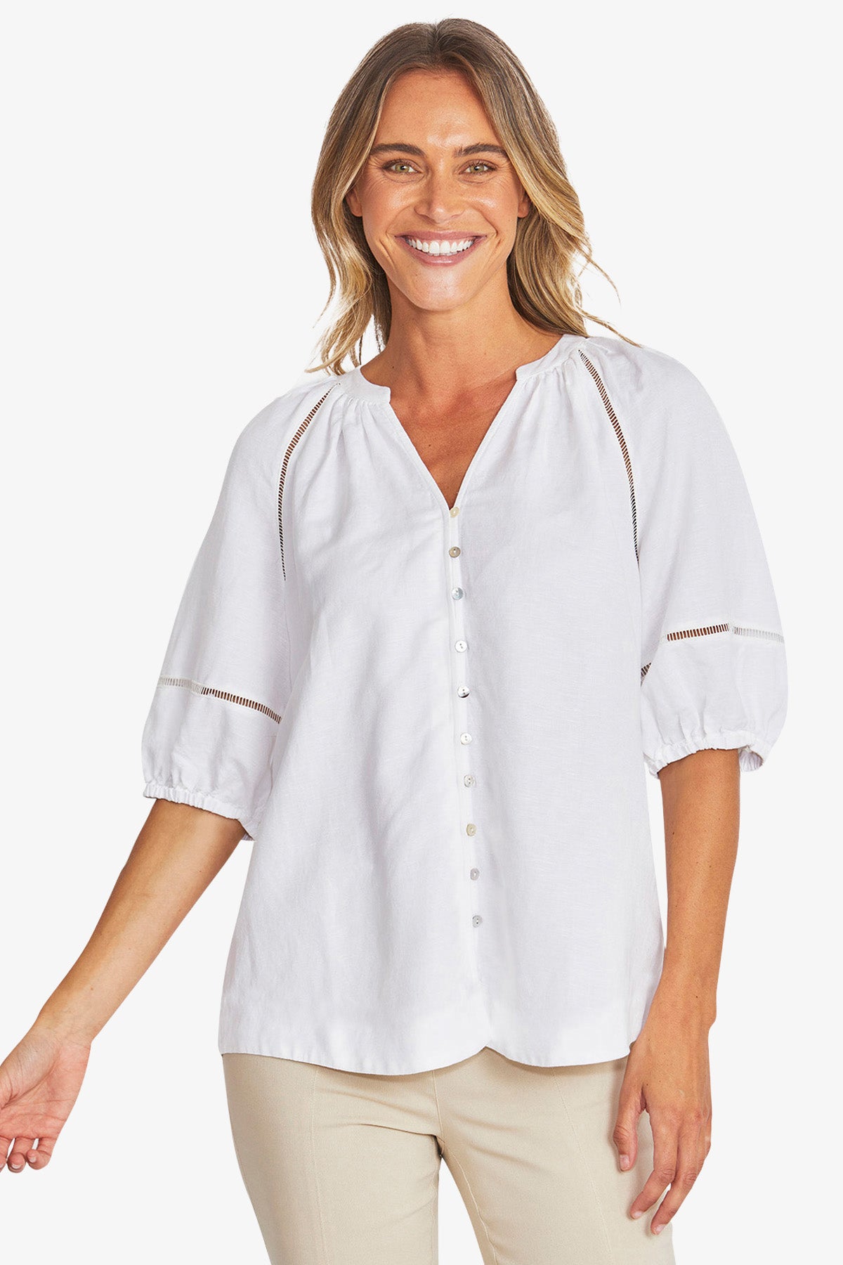 Mila Top in White