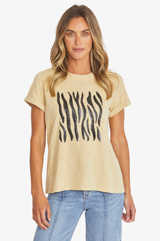 Nyla Tee in Sand