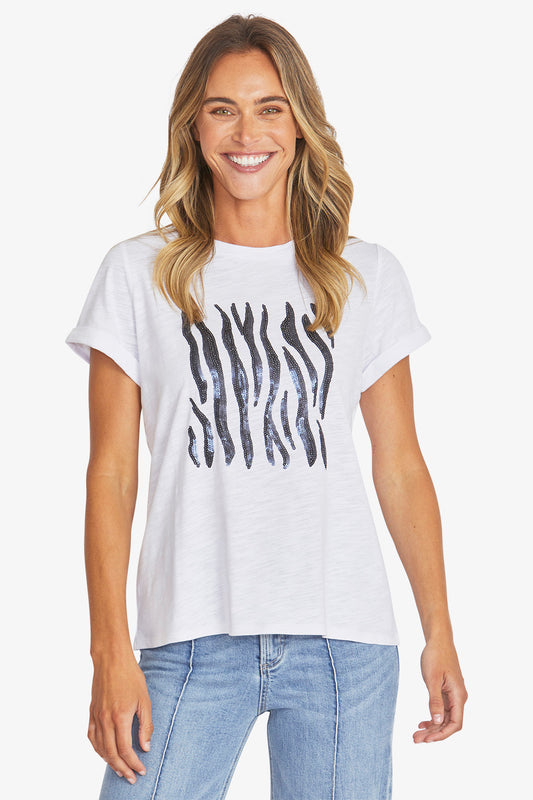Womens Nyla Tee White P595201
