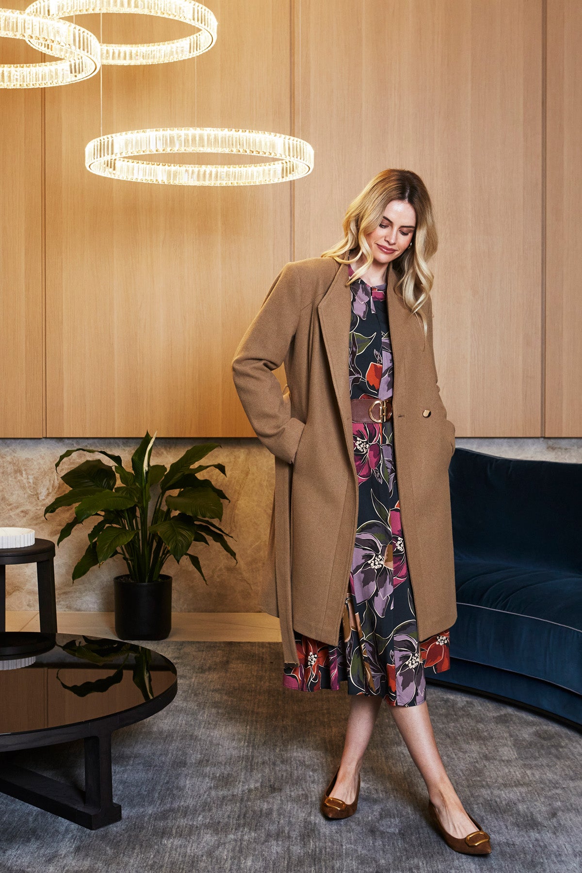 Womens Oxford Coat Brown P605410