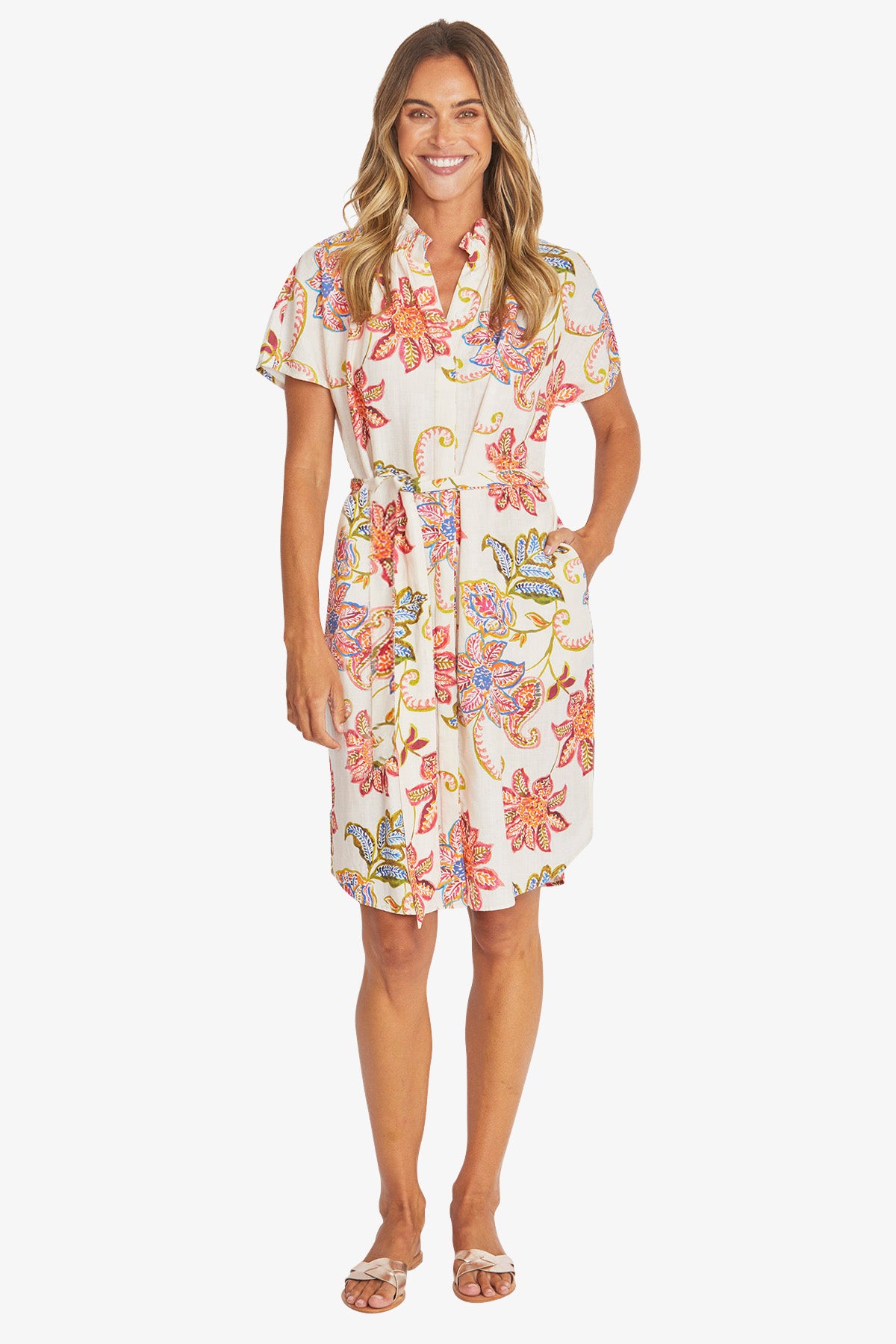 Womens Pascale Dress Multicolor P595564