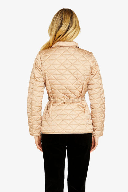 Womens Pippaquiltedpufferjacket Beige P605421