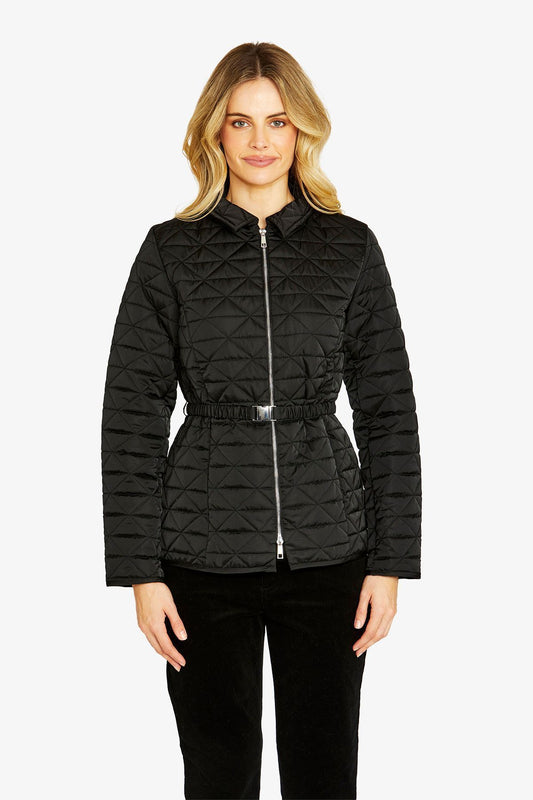 Womens Pippaquiltedpufferjacket Black P605421