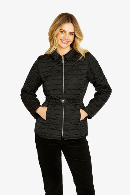 Womens Pippaquiltedpufferjacket Black P605421
