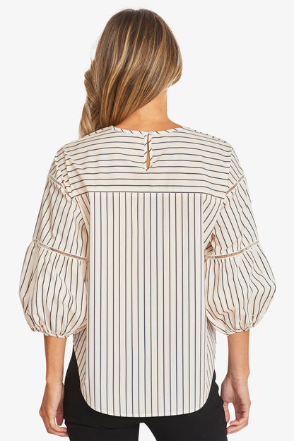 Poet Stripe Top in Multi